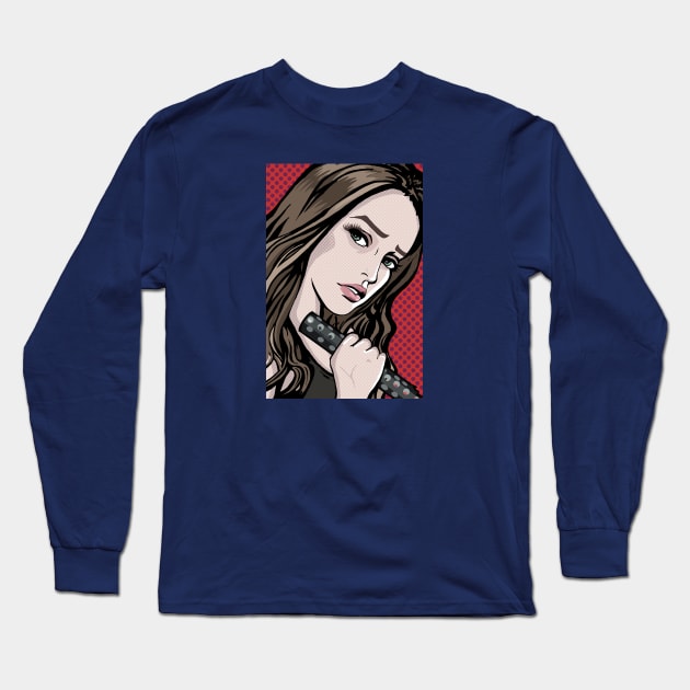 Alicia Clark Long Sleeve T-Shirt by FanboyMuseum